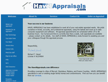 Tablet Screenshot of havelappraisals.com